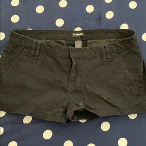 Express black shorts sz 2